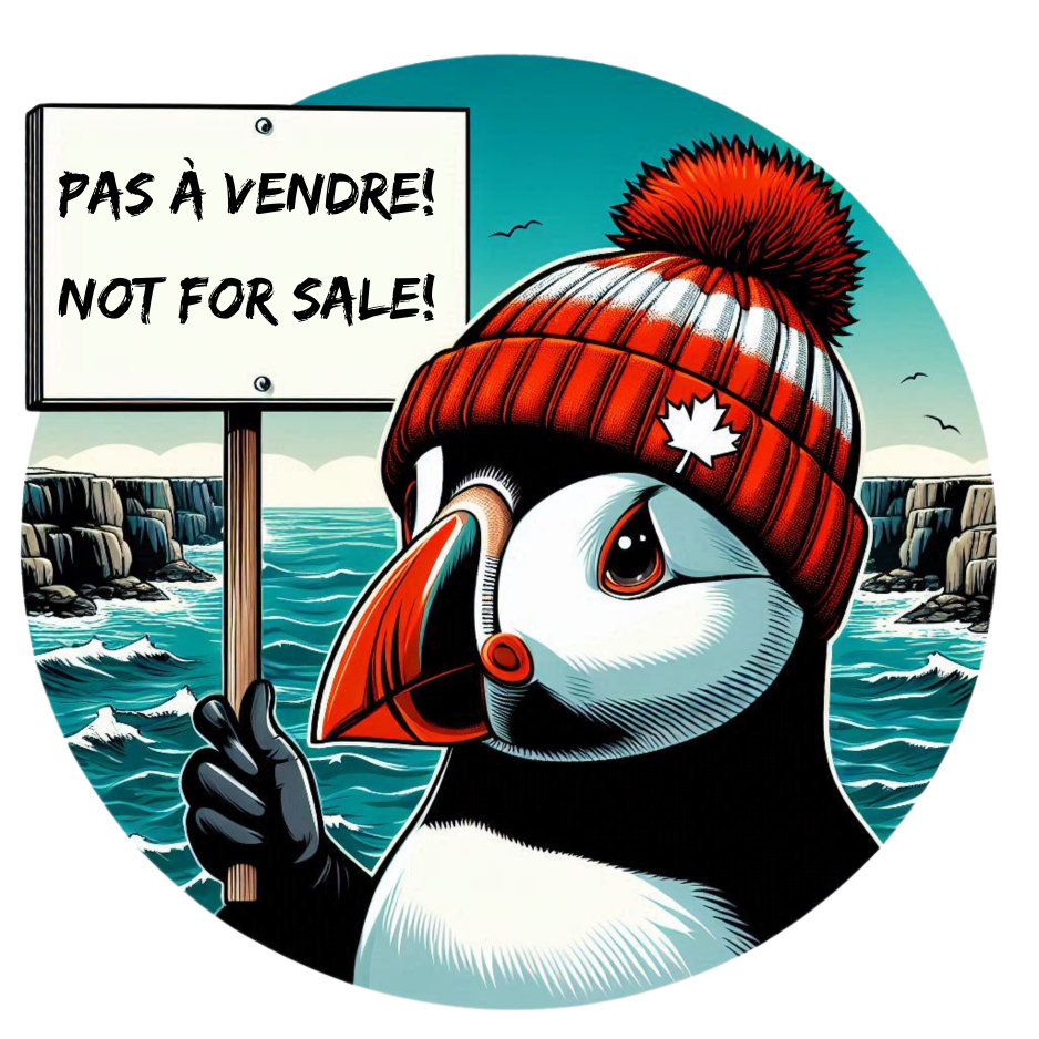 puffin protesting