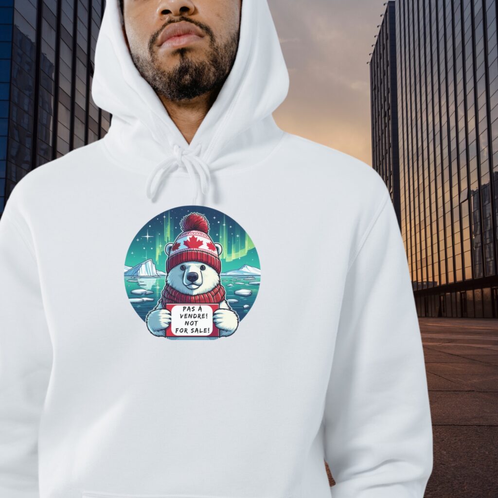 man with polar bear hoodie